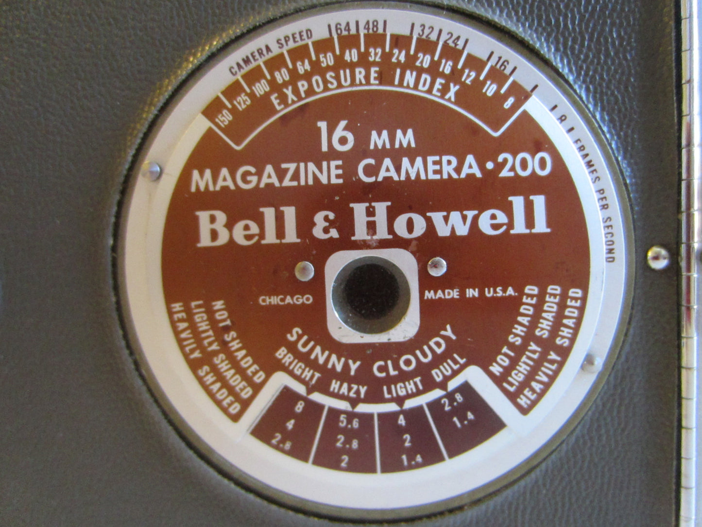 Bell Howell Magazine Camera Mid Century 16 MM Taylor Chicago USA - Designer Unique Finds 