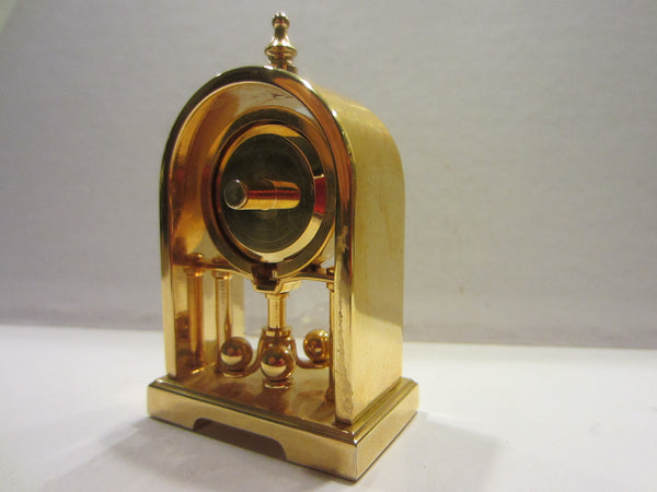 Pierre Nicol Miniature Brass Anniversary Pendulum Clock Japan Sony Movement - Designer Unique Finds 
 - 5