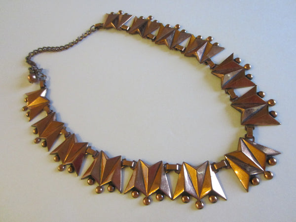 Renoir Collar Copper Necklace With Signature Link Chain Ball Closure