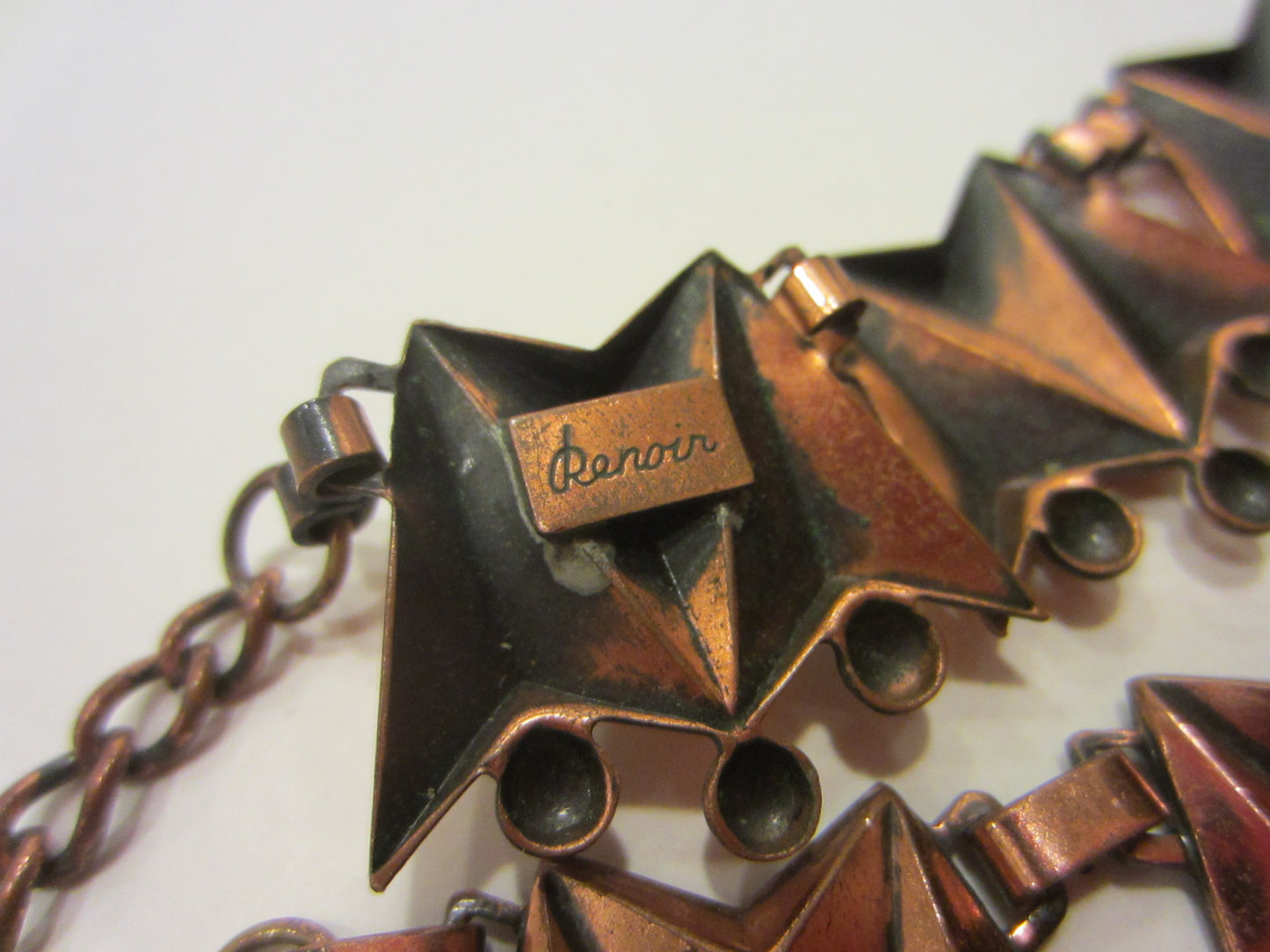 Renoir Collar Copper Necklace With Signature Link Chain Ball Closure