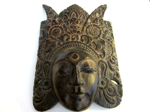 Barong Style Tribal Indonesian Carved Mask