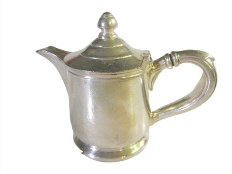 Reed Barton Silver Soldered Hotel Teapot Marked Numbered
