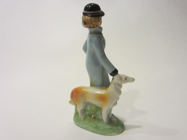 Japanese Hand Painted Female Porcelain Statue Marked