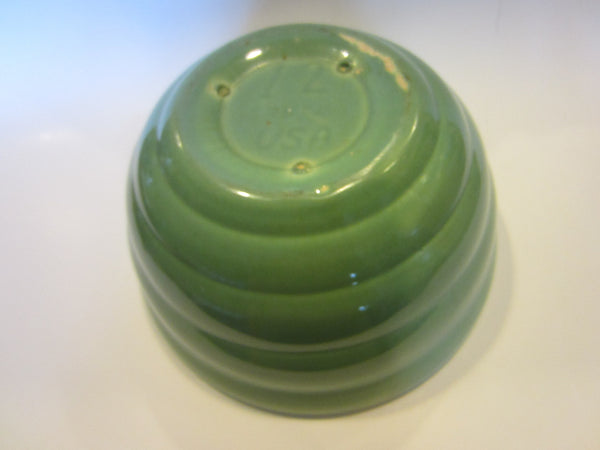 Bauer Green Mixing Bowl Ring Ware Pottery USA 12 - Designer Unique Finds 
 - 6