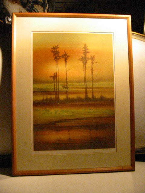 French Sunset Lithograph Signed Limited Edition Artist Proof - Designer Unique Finds 
 - 2