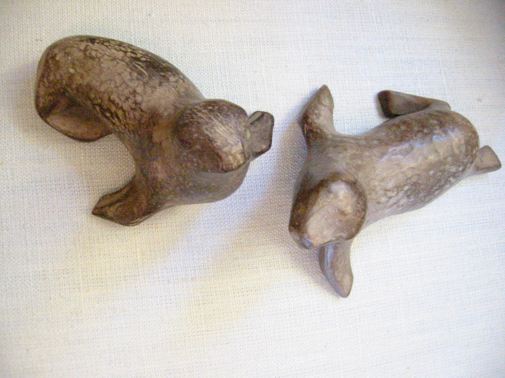 Sea Lions American Ceramic Nautical Creatures USA 952 - Designer Unique Finds 