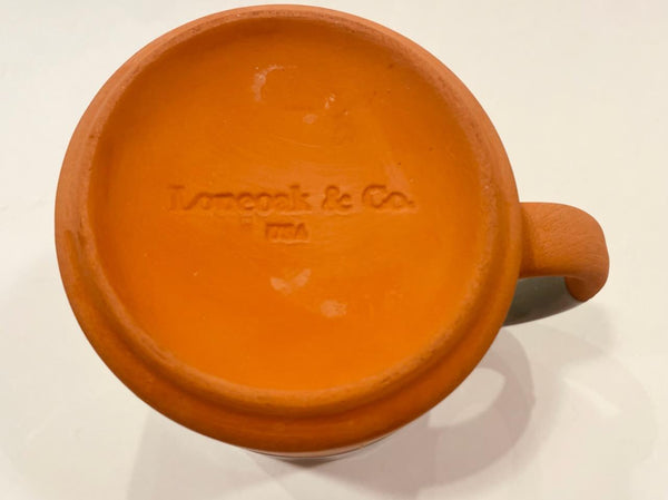Three Terracotta Glazed Coffee Tea Mugs Loneoak Co USA