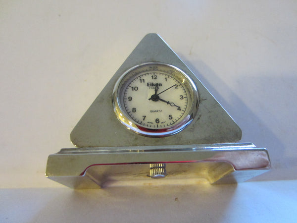 Eikone Classic Quartz Miniature Pyramid Style Quartz Clock - Designer Unique Finds 
 - 2