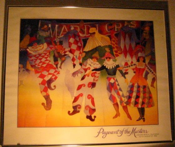 Gloria Parry Walter Pageant Of The Masters Mardi Gras Exhibition Signed Print  - Designer Unique Finds 