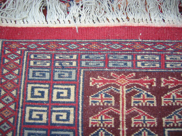 Torkemen Rug Northern Persia Pile of Wool Tribal Art - Designer Unique Finds 
 - 5