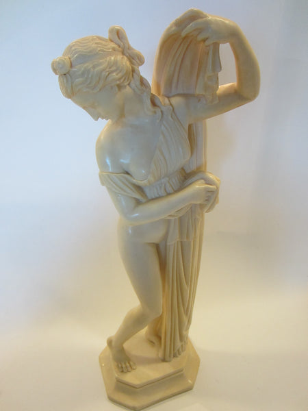 Classic Figure Sculptor A Santini Made In Italy Aphrodite Statue