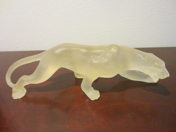 Roaring Panther Resin Sculpture Contemporary Modernist Candy Art - Designer Unique Finds 
 - 1