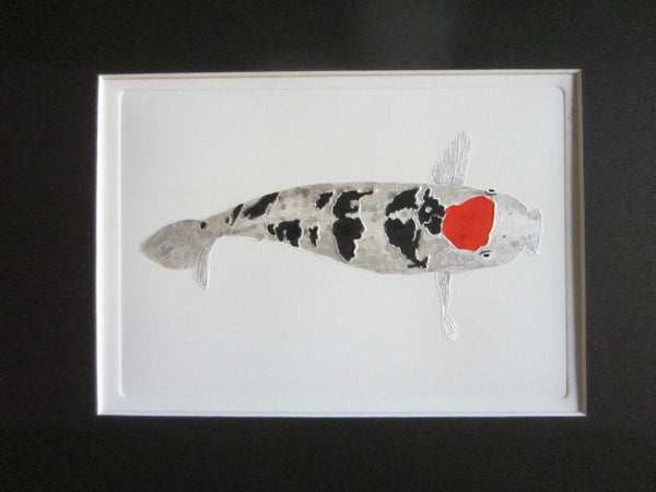 Koi Fish Contemporary Signed Art