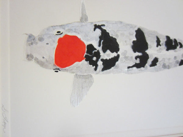 Koi Fish Contemporary Signed Art