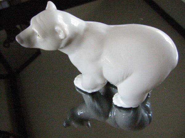 Lladro Polar Bear Porcelain Spanish Figurine Made in Spain Marked Numbered - Designer Unique Finds 