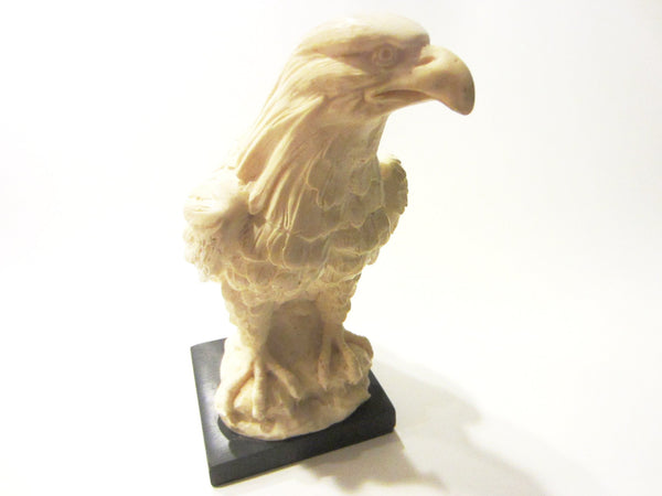 A Santini White Eagle Signed Sculpture Made In Italy - Designer Unique Finds 