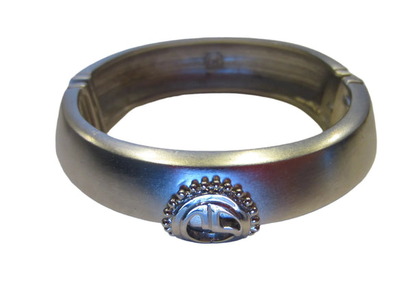 St John Silver Bangle Hinged Bracelet
