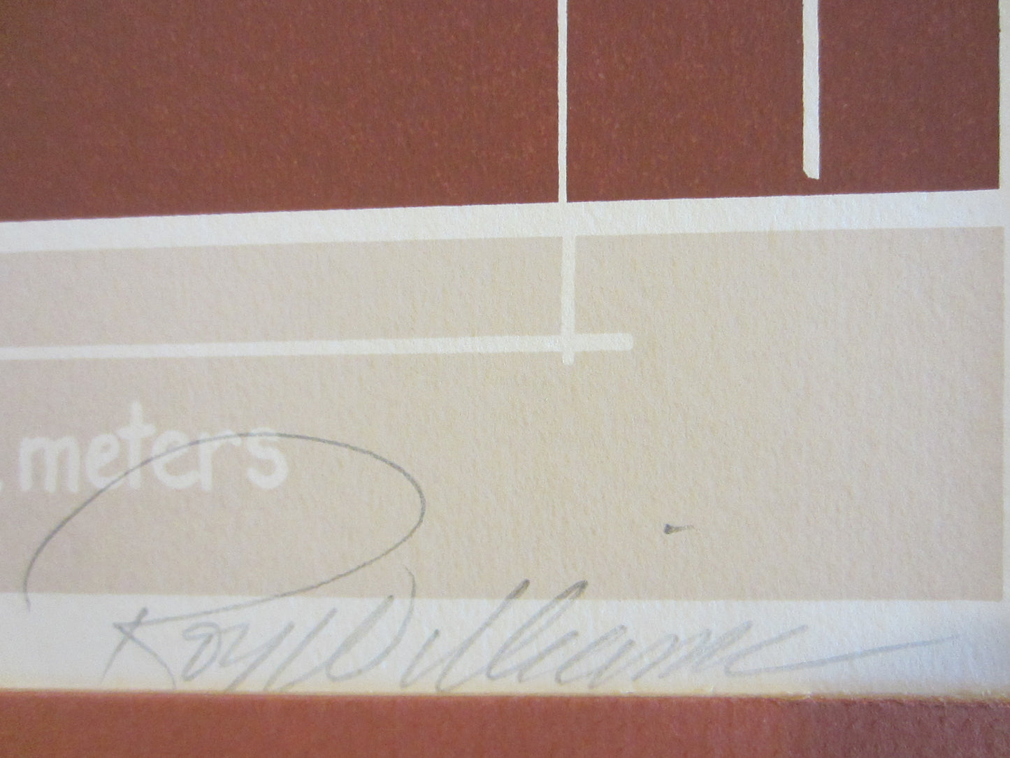 Roy Williams Classic Mercedes Model 1933 Signed Inscripted Gouache