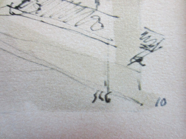 Contemporary Impressionist Missionary Print Artist Monogram Numbered Figurative