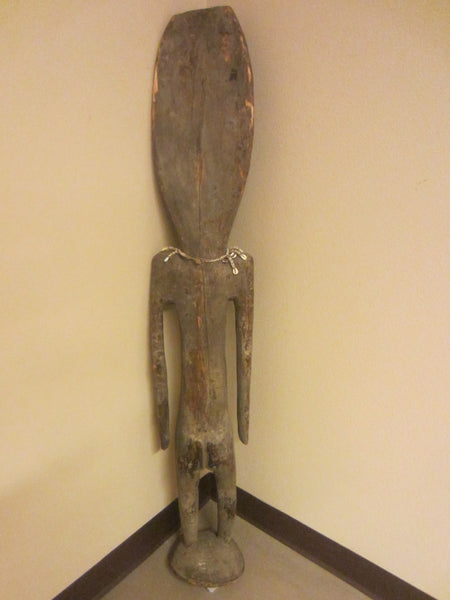 Folk Art African Style Tribal Figure Carving Baule Sculpture