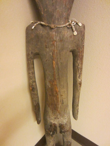 Folk Art African Style Tribal Figure Carving Baule Sculpture
