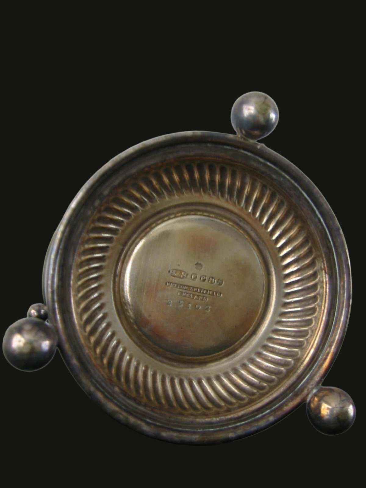 Silver Covered Egg Poacher Signed Etched Hallmarks - Designer Unique Finds 