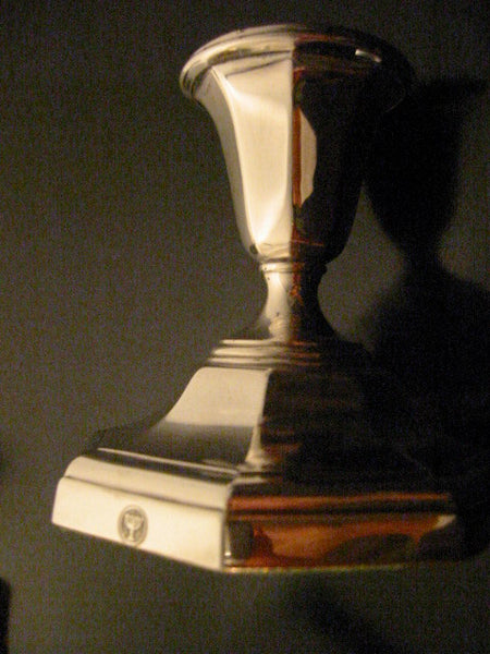 England Ellis Barker Silver Candle Holders With Hallmarks In Pair - Designer Unique Finds 
 - 5