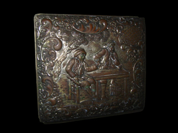 Japan Humidor Figurative Silver Cigar Box