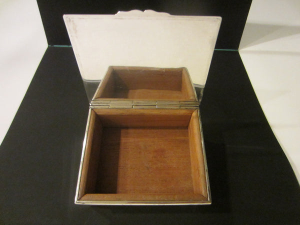 Cartier Sterling Monogram Humidor Box