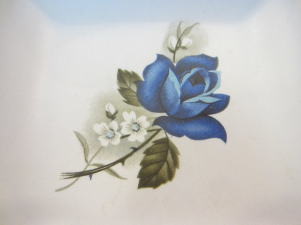 Flora Keramiek Gouda Holland Vintage Pair Of Porcelain Dishes