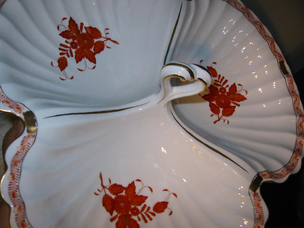 Herend Chinese Bouquet Clamshell Platter Open Salt Pepper - Designer Unique Finds 
 - 7
