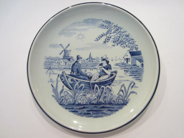 Blue Delfts Plates Royal Sphere Holland By Boch Belgium