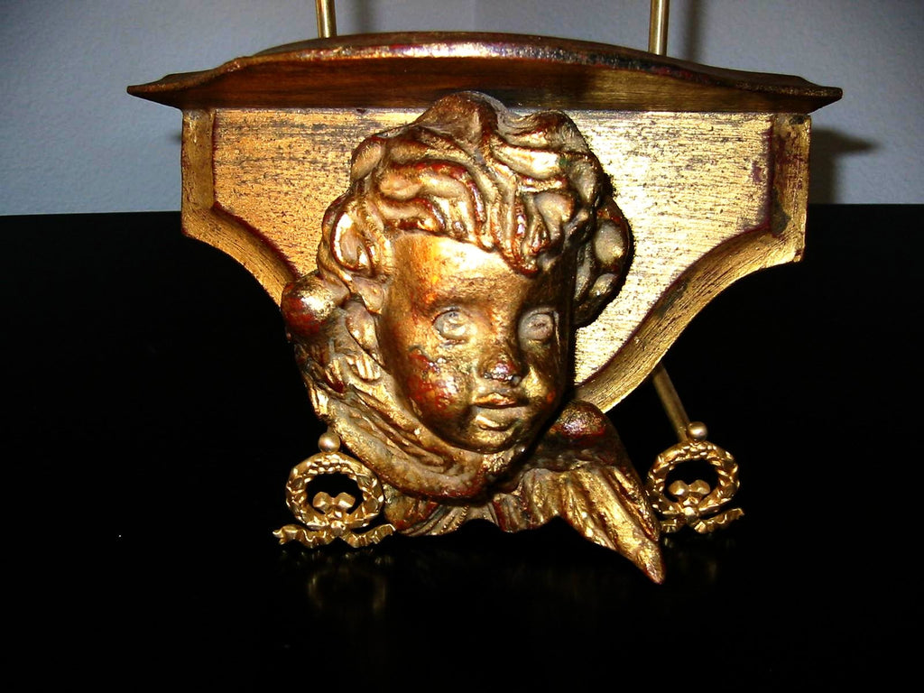Decorative Craft Florentia Italian Gold Leaf Winged Angel
