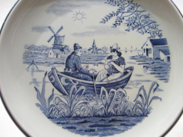 Blue Delfts Plates Royal Sphere Holland By Boch Belgium