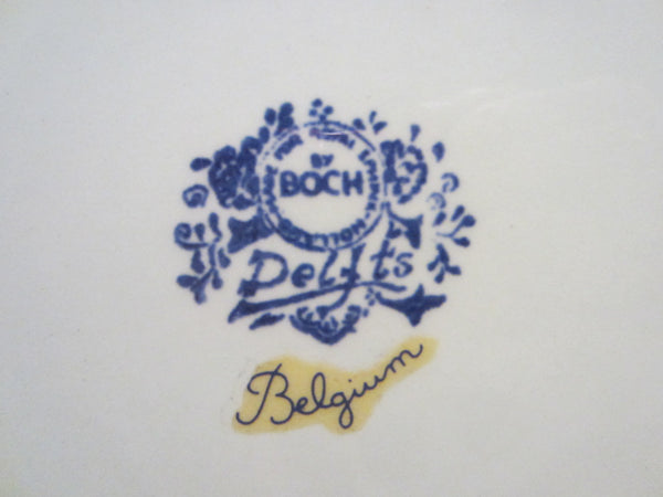 Blue Delfts Plates Royal Sphere Holland By Boch Belgium