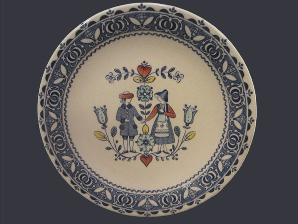 Johnson Brothers Stoke On Trent England Staffordshire Heart Flowers Collectible Plate