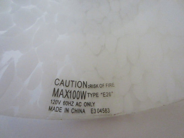 Elk Artistic Glass Pendant Lighting Matte Chrome Finial Scripted Label