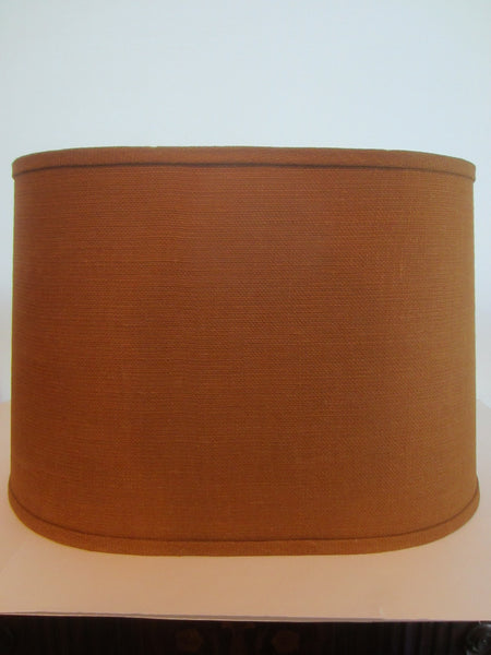 Dana Creath Designs Neutral Burlap Drum Lamp Shade