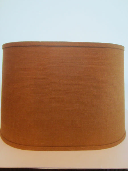 Dana Creath Designs Neutral Burlap Drum Lamp Shade