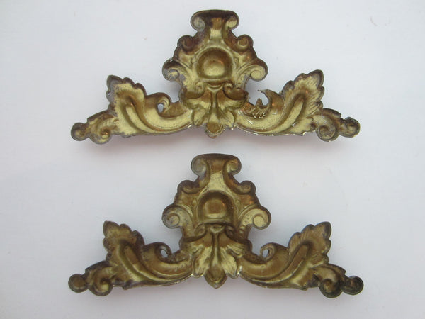 Rococo Bronze Pediments Hardware Decorative French Accessories