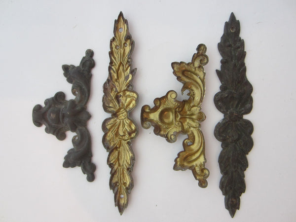 Rococo Bronze Pediments Hardware Decorative French Accessories