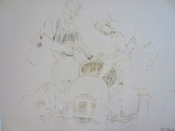Ned Parsons Newport 83 Classic Car Signature Print