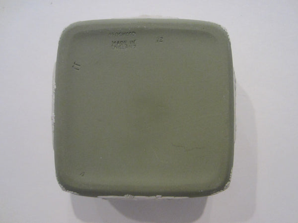 Wedgwood English Green Porcelain Jasper Square Box