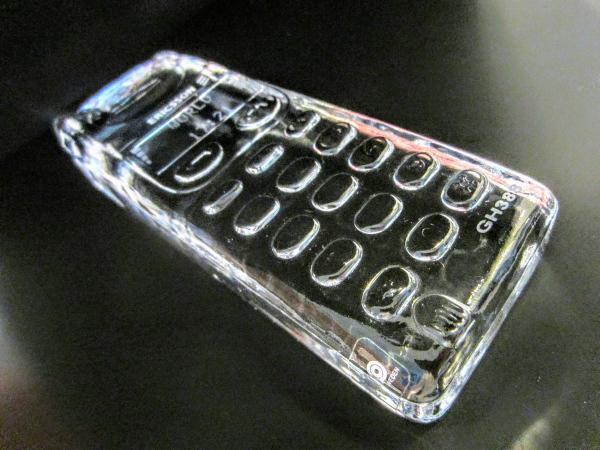 Nybro Sweden Ericsson World Cordless Phone Crystal Paperweight ...