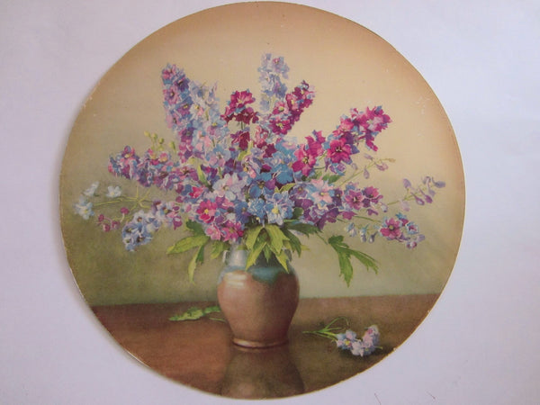 E B Clarke The Kingston Still Life Flower Bouquet English Illustrated Print