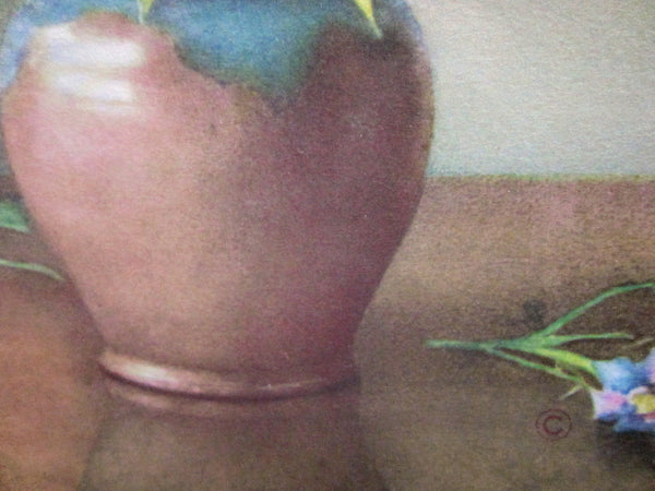 E B Clarke The Kingston Still Life Flower Bouquet English Illustrated Print