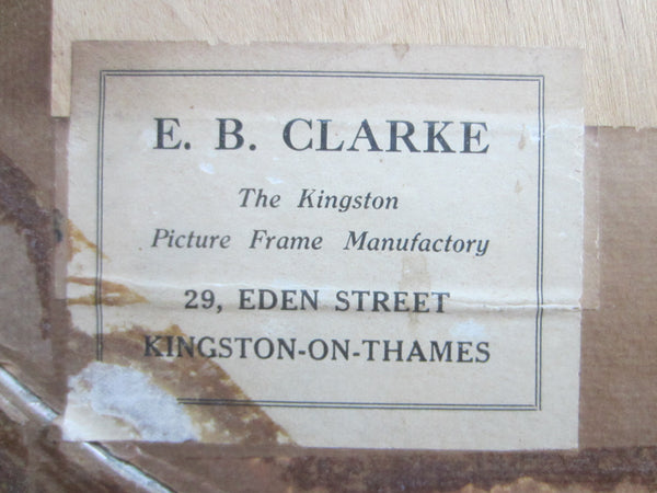 E B Clarke The Kingston Still Life Flower Bouquet English Illustrated Print