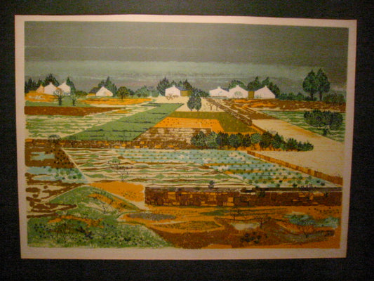 Jean Pierre Tertre French Landscape Impressionist Lithograph