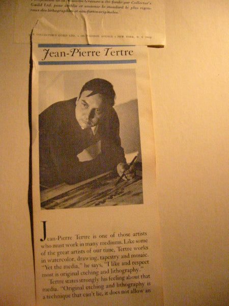 Jean Pierre Tretre French Impressionist Signed Lithograph - Designer Unique Finds 
 - 4