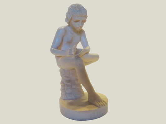 Fedelino G Ruggeri Figure Art Made In Italy Signed Monogrammed Titled - Designer Unique Finds 